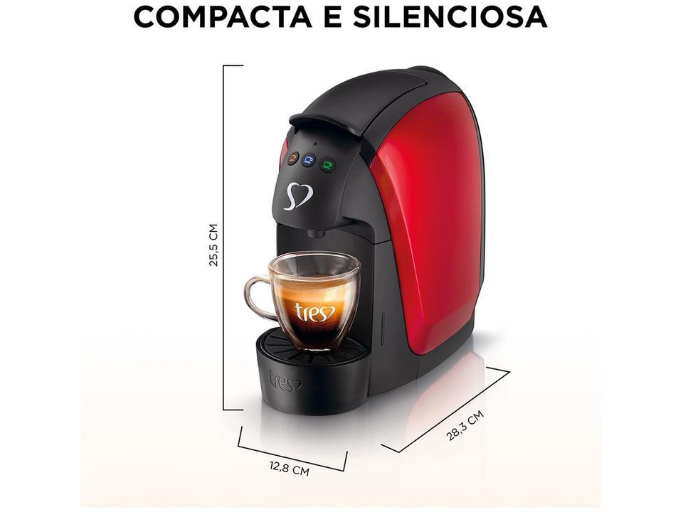 Cafeteira Expresso TRES Luna Vermelha - 5