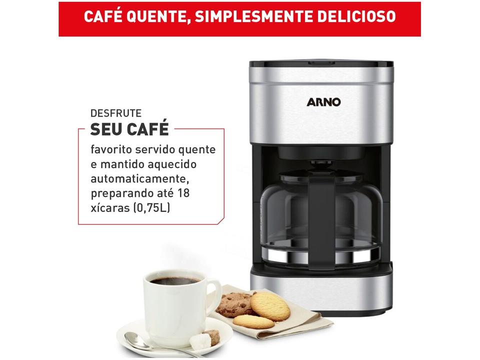 Cafeteira Filtro Arno Preferita Inox 750ml - 3