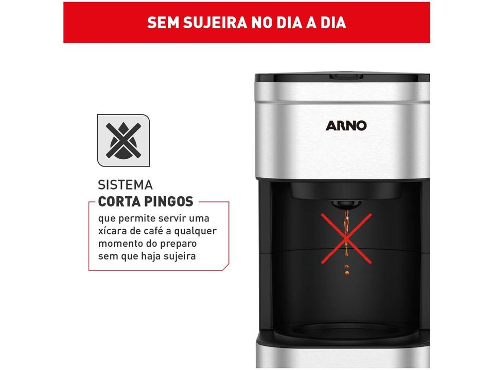 Cafeteira Filtro Arno Preferita Inox 750ml - 4