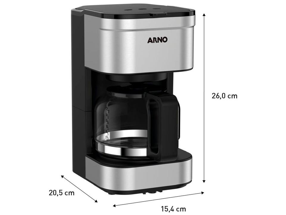 Cafeteira Filtro Arno Preferita Inox 750ml - 9