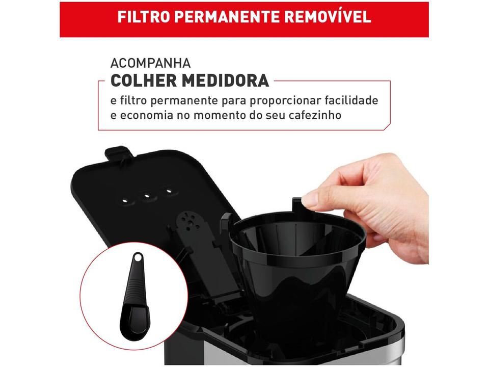 Cafeteira Filtro Arno Preferita Inox 750ml - 5