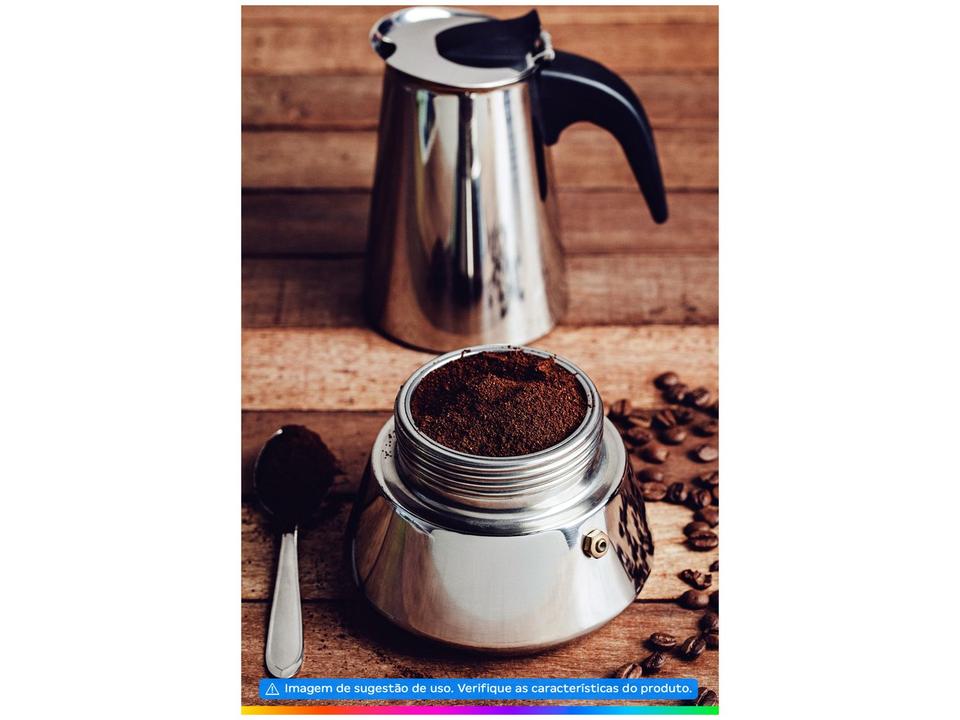Cafeteira Italiana Inox Tramontina para Espresso 61768100 6 Xícaras - 4