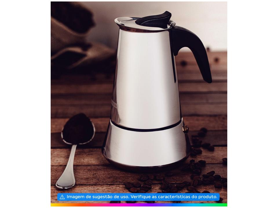 Cafeteira Italiana Inox Tramontina para Espresso 61768100 6 Xícaras - 3
