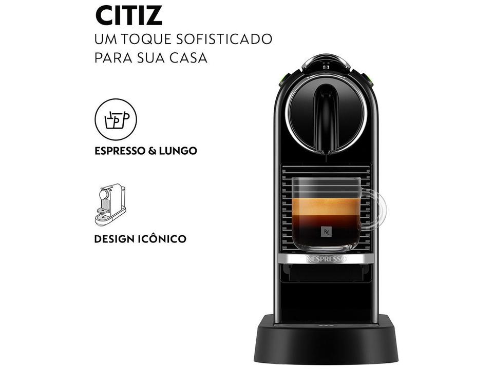 Cafeteira Nespresso Citiz Preto - 10