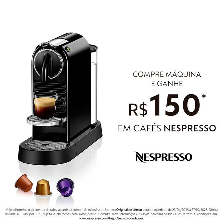 Cafeteira Nespresso Citiz Preto - 1