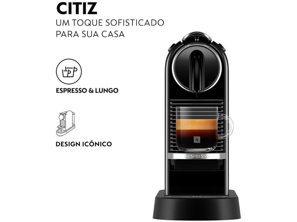 Cafeteira Nespresso Citiz Preto - 10
