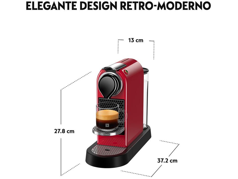 Cafeteira Nespresso Citiz Vermelha - 3