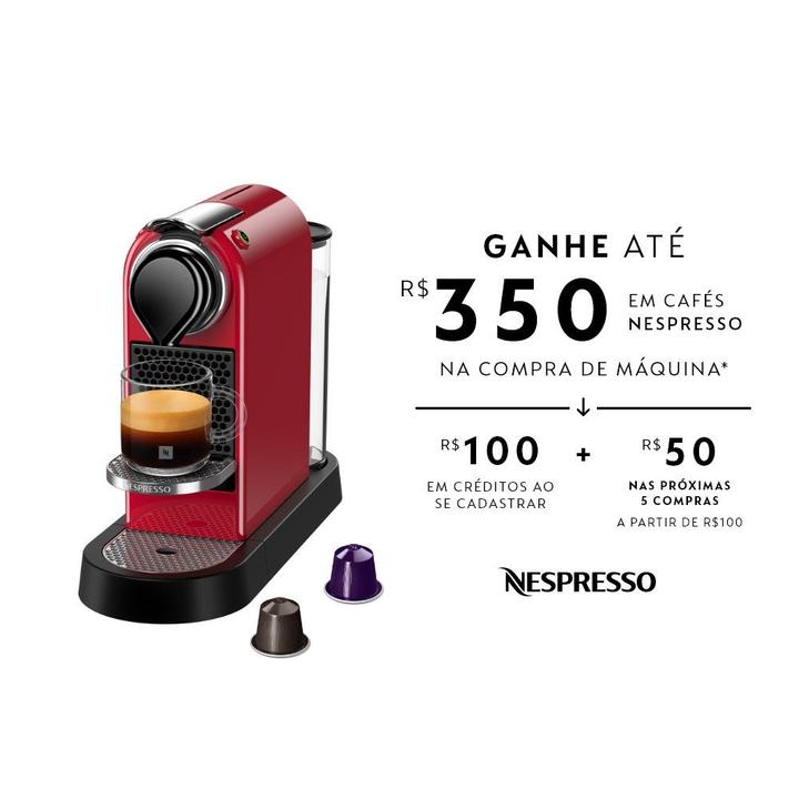 Cafeteira Nespresso Citiz Vermelha - 1