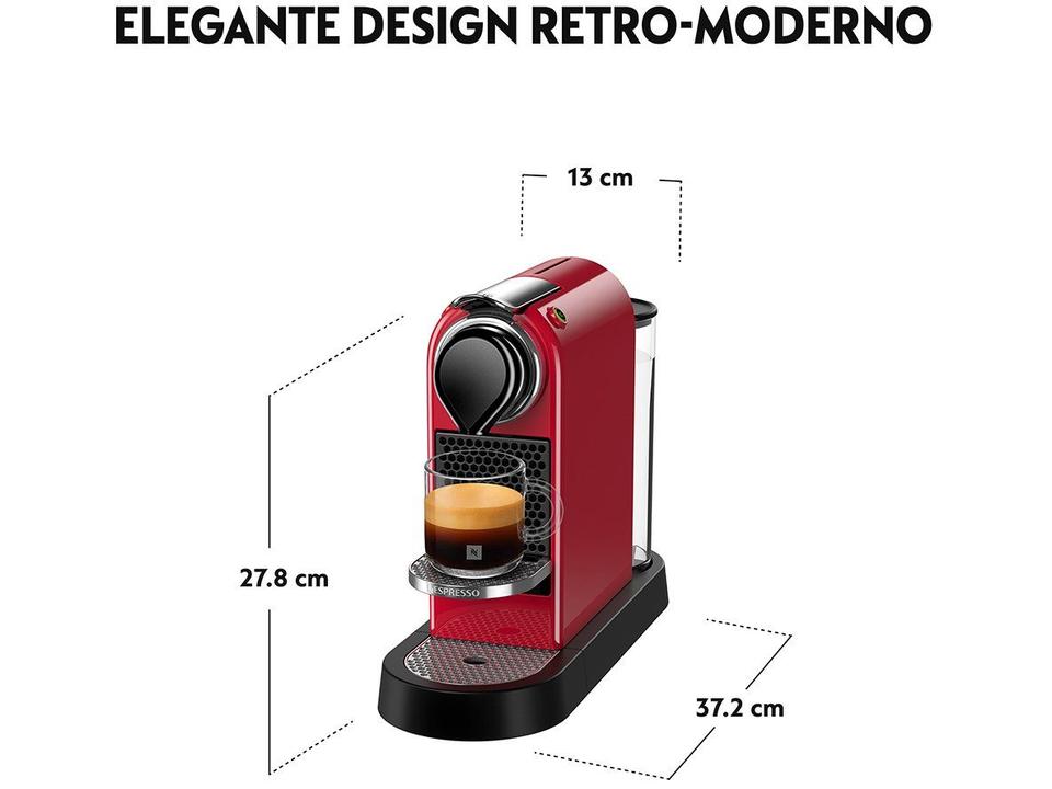 Cafeteira Nespresso Citiz Vermelha - 5