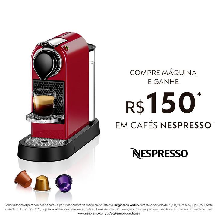 Cafeteira Nespresso Citiz Vermelha - 1