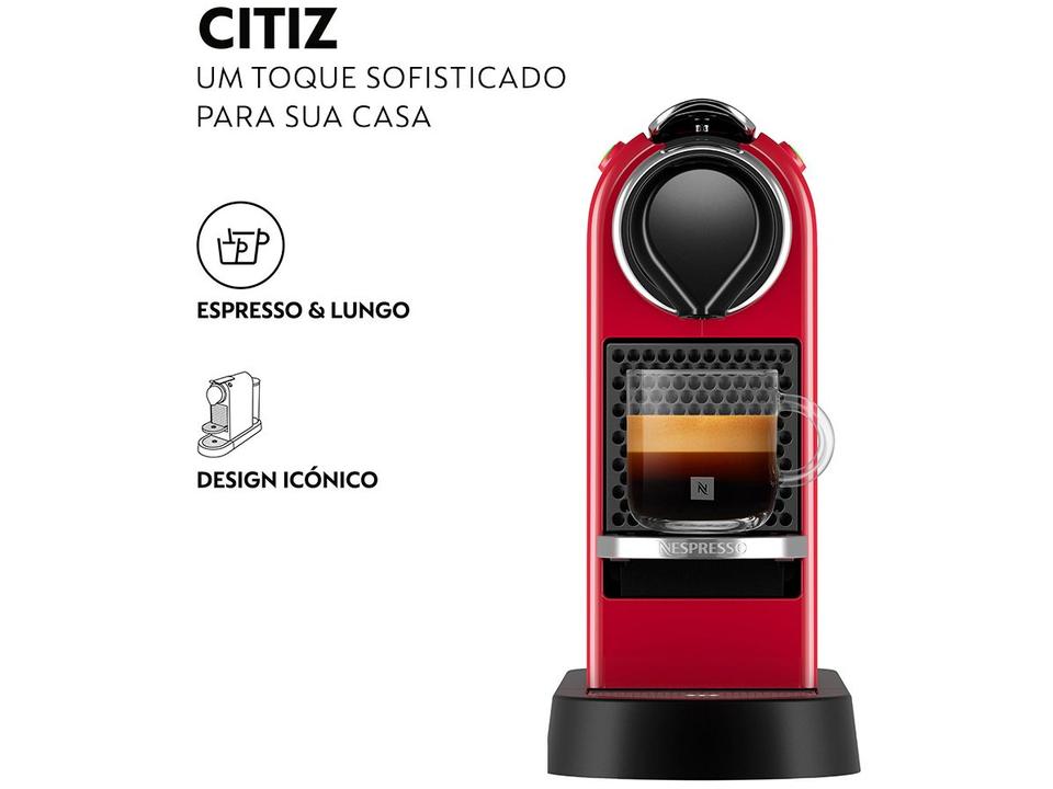 Cafeteira Nespresso Citiz Vermelha - 10