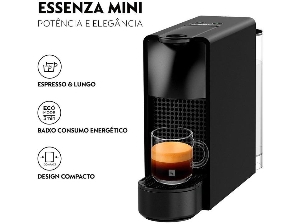 Cafeteira Nespresso Essenza Mini Preta - 8