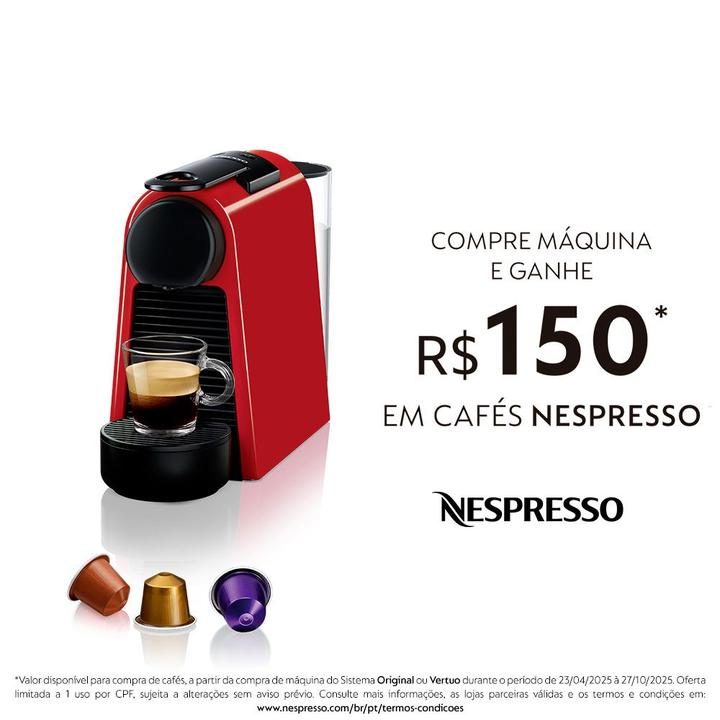 Cafeteira Nespresso Essenza Mini Vermelha - 1