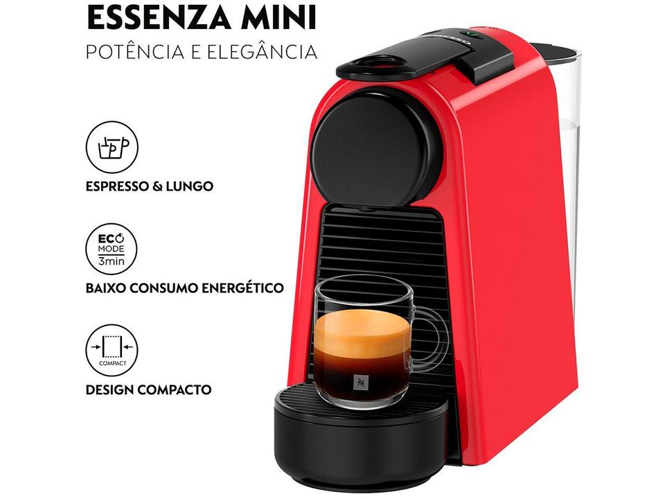 Cafeteira Nespresso Essenza Mini Vermelha - 10