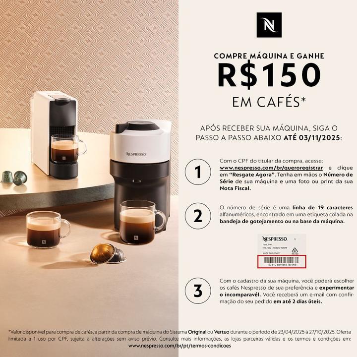 Cafeteira Nespresso Essenza Mini Vermelha - 2