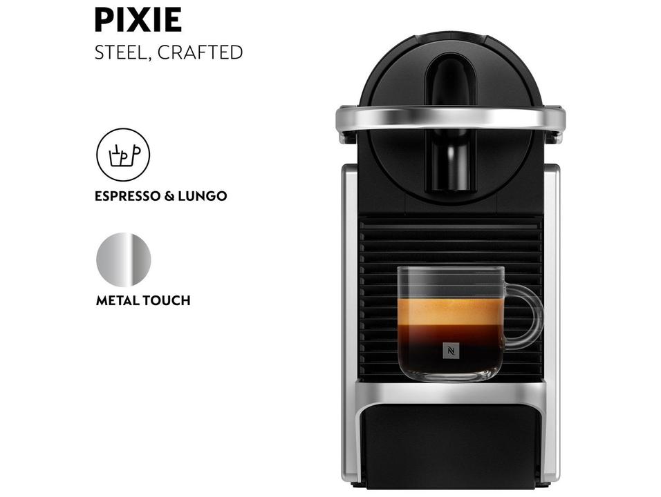 Cafeteira Nespresso Pixie Prata - 1