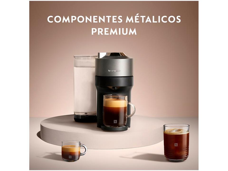 Cafeteira Nespresso Premium Vertuo Pop+ Titânio Modelo Exclusivo Magalu - 8