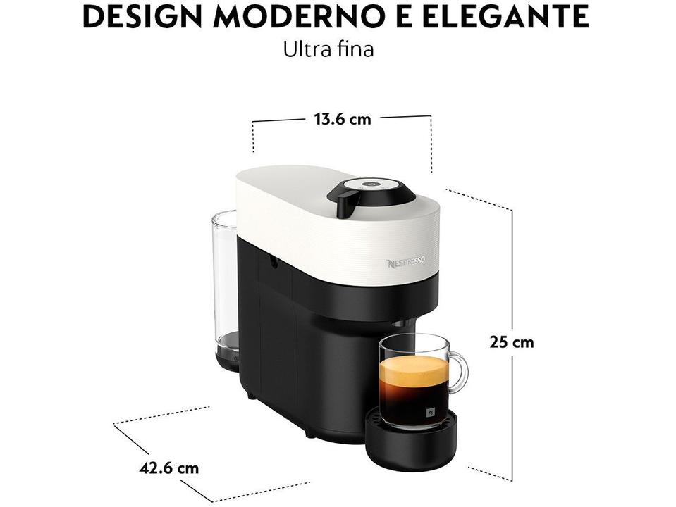 Cafeteira Nespresso Vertuo Pop Branca - 3