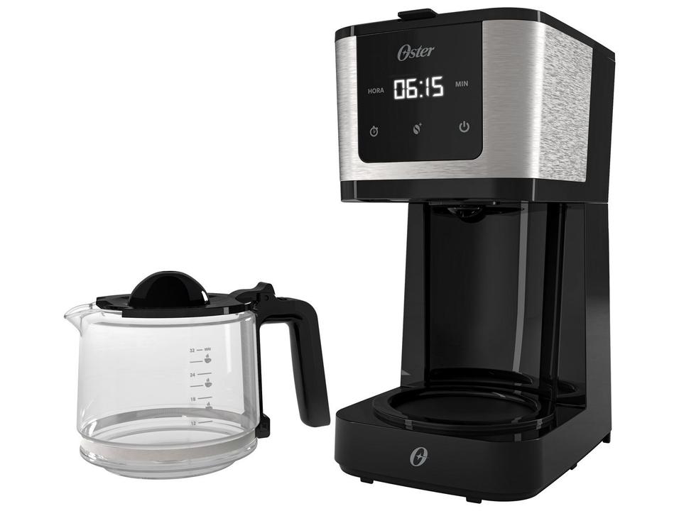 Cafeteira Oster OCAF550 com Timer até 30 Cafés Inox e Preta - 8