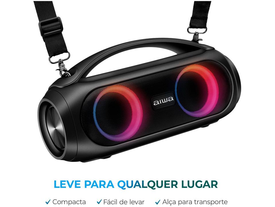 Caixa de Som Aiwa AWS-BBS-02 Portátil 50W - 6