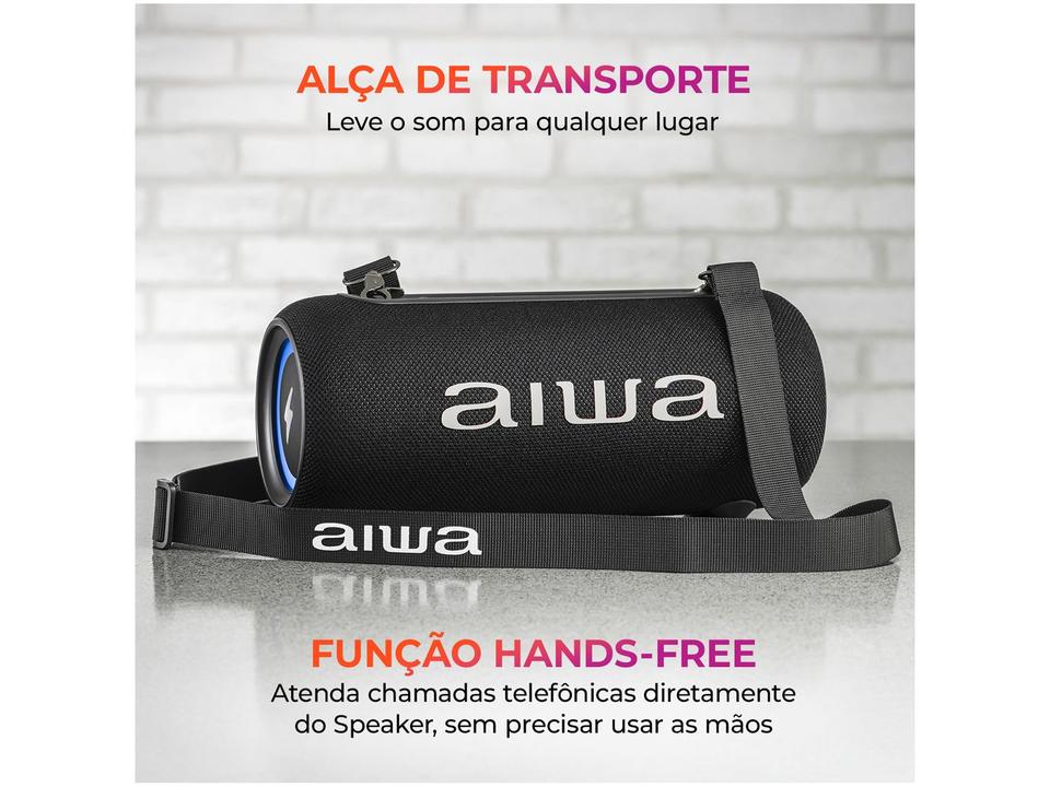 Caixa de Som Aiwa AWS-SP-04-LB Bluetooth Portátil 40W USB - 5