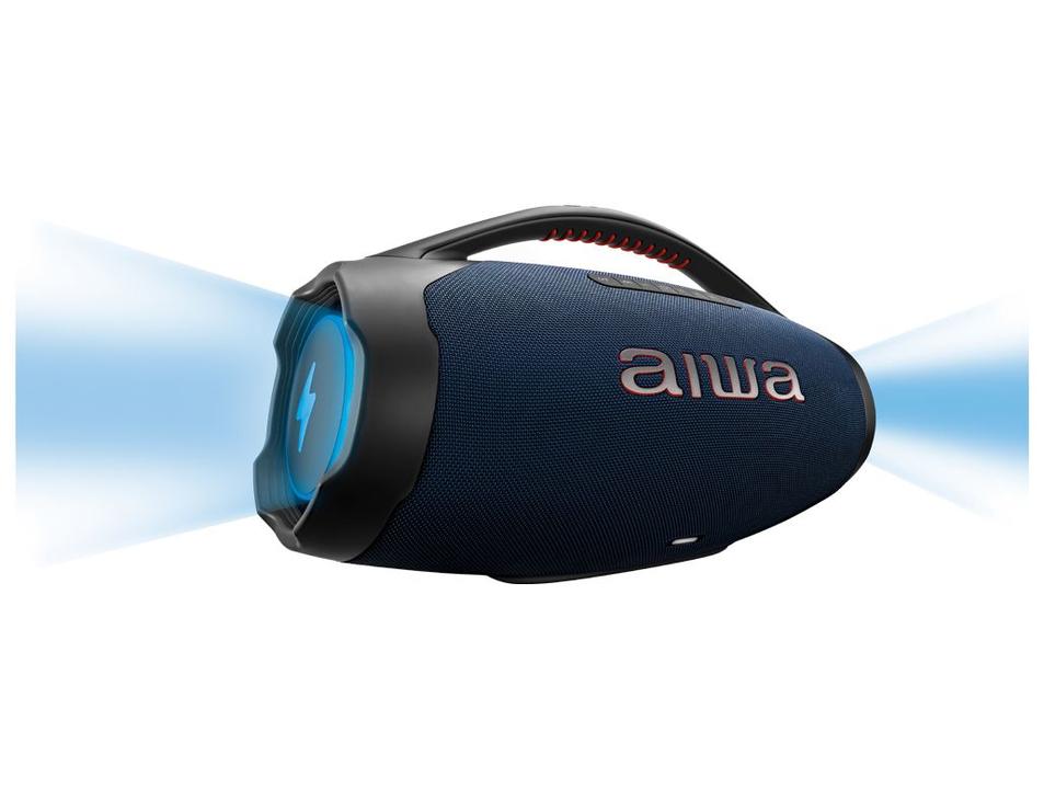 Caixa de Som Aiwa Boombox Light Plus AWS-BBS-01-LBL Bluetooth Ativa Portátil 200W USB - 13