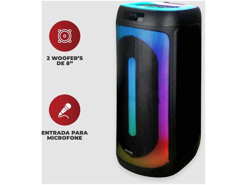 Caixa de Som Amplificada Bluetooth Amvox - 2