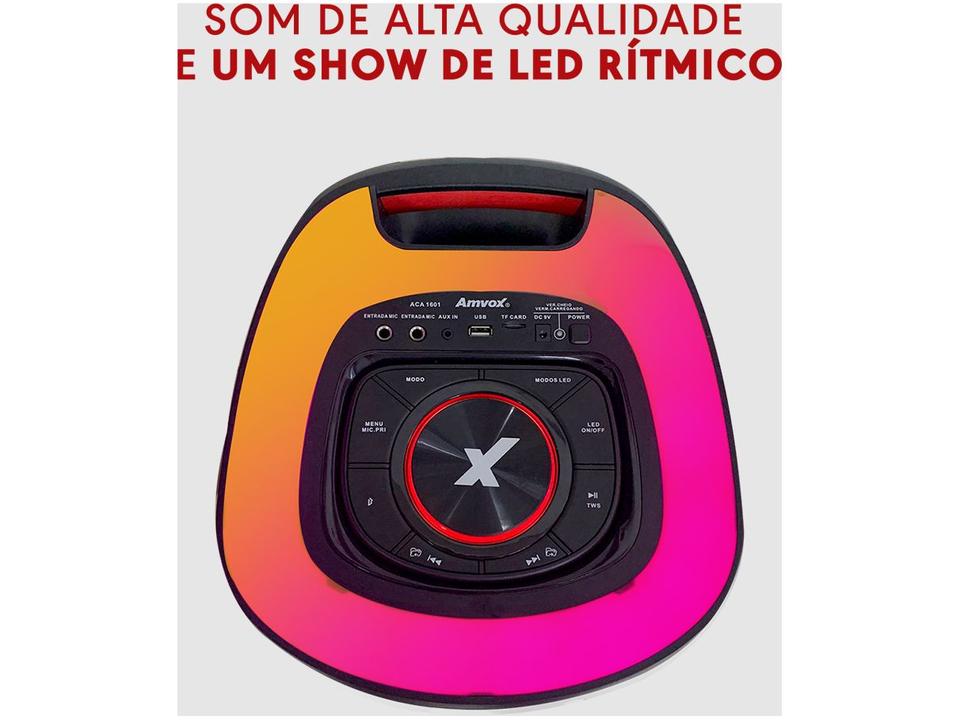 Caixa de Som Amplificada Bluetooth Amvox - 1