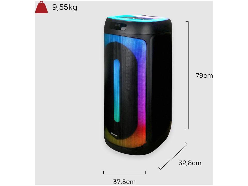 Caixa de Som Amplificada Bluetooth Amvox - 4