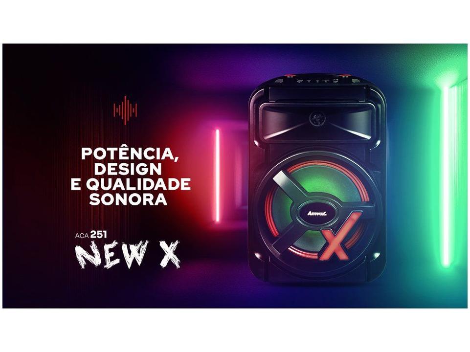 Caixa de Som Amplificada Bluetooth Amvox - 6