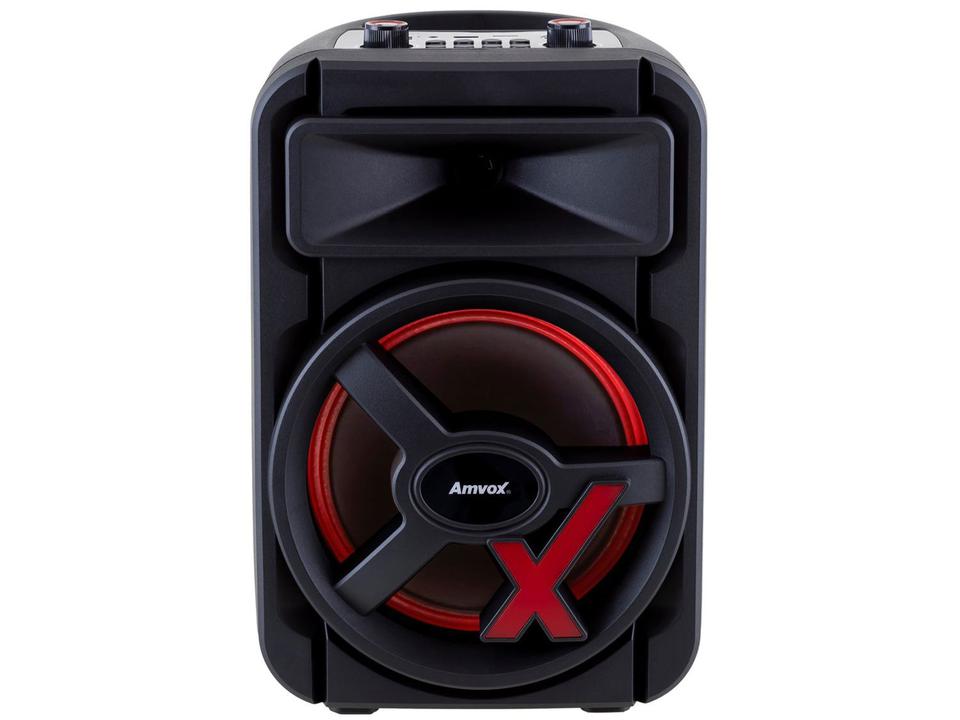 Caixa de Som Amplificada Bluetooth Amvox ACA 251 New X 250W 8” USB com Tweeter - 7