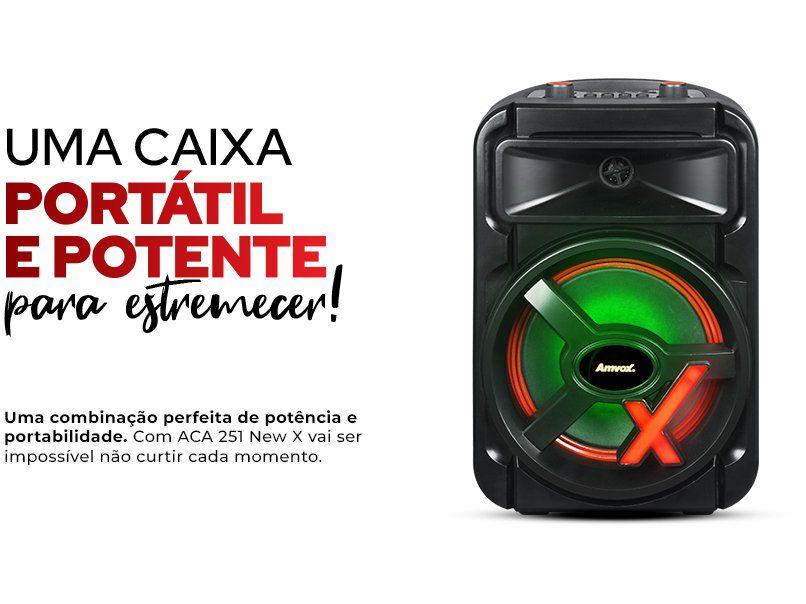 Caixa de Som Amplificada Bluetooth Amvox - 2