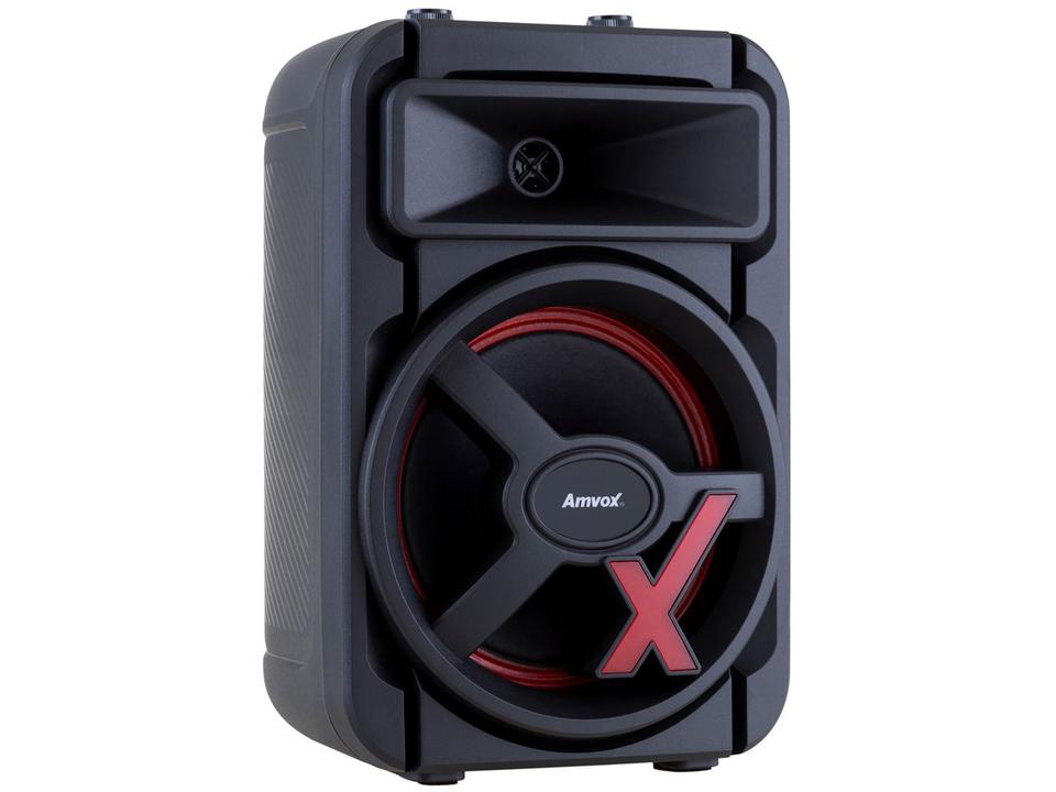 Caixa de Som Amplificada Bluetooth Amvox ACA 251 New X 250W 8” USB com Tweeter - 6