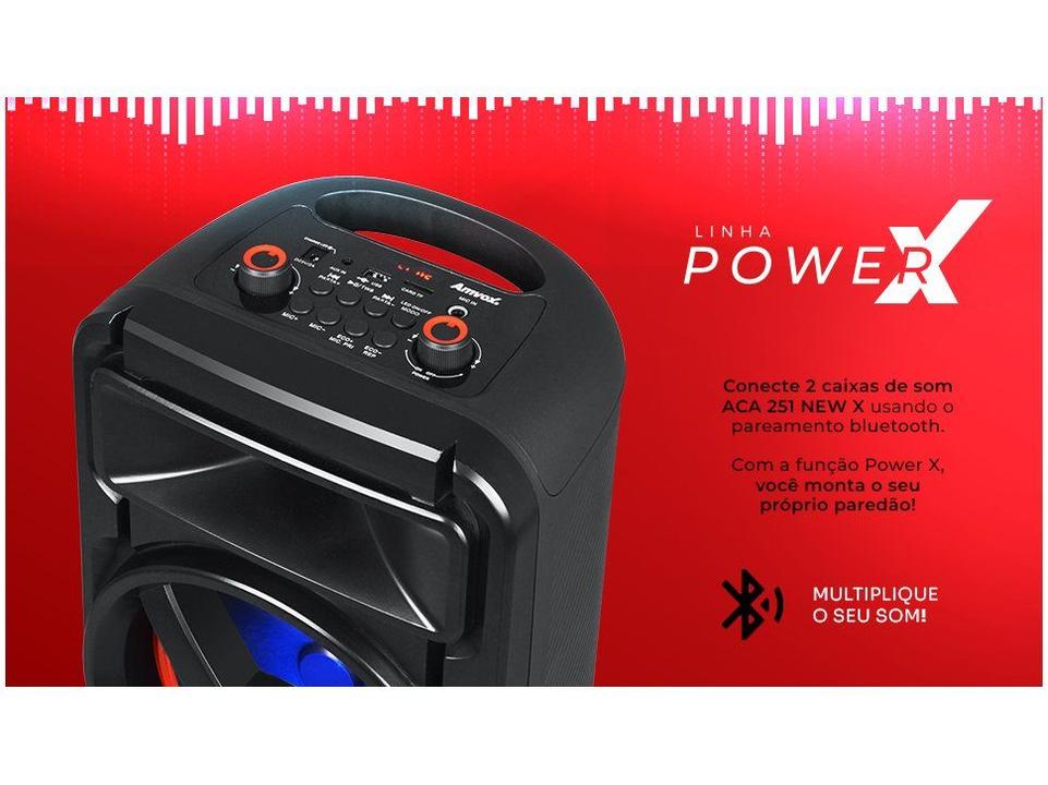 Caixa de Som Amplificada Bluetooth Amvox - 5