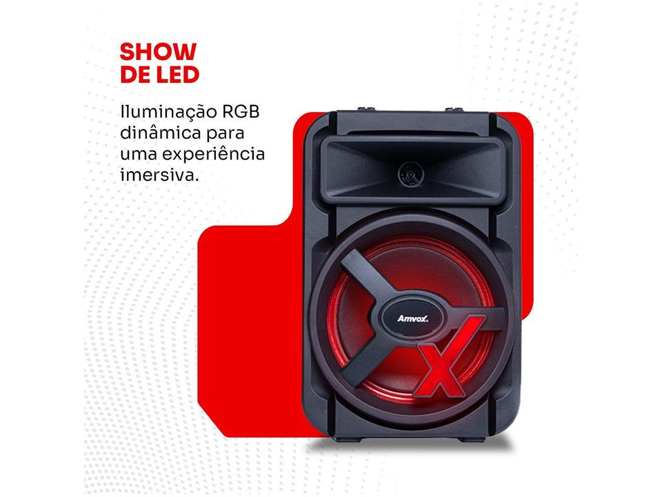 Caixa de Som Amplificada Bluetooth Amvox - 20