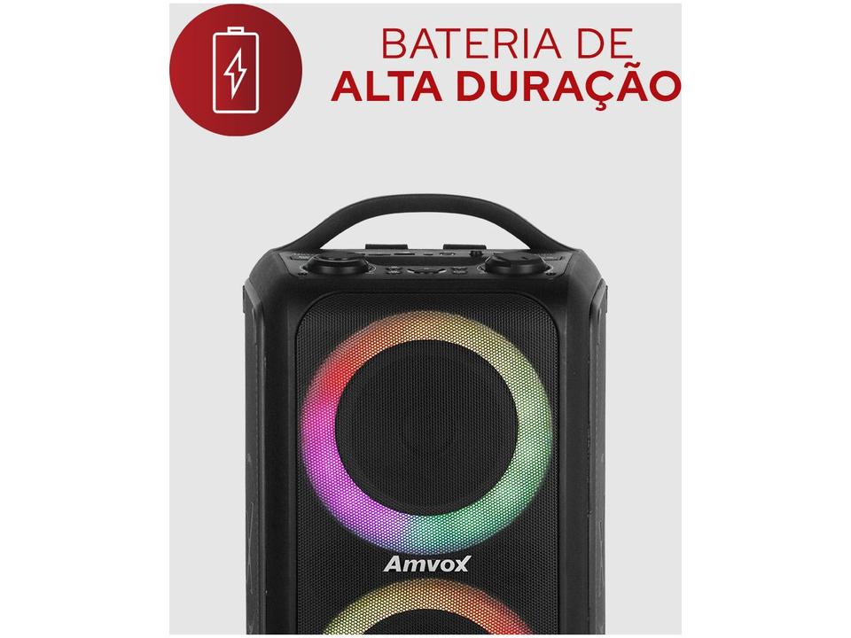 Caixa de Som Amplificada Bluetooth Amvox ACA 600 Bagvox 600W RMS 6,5" - 1