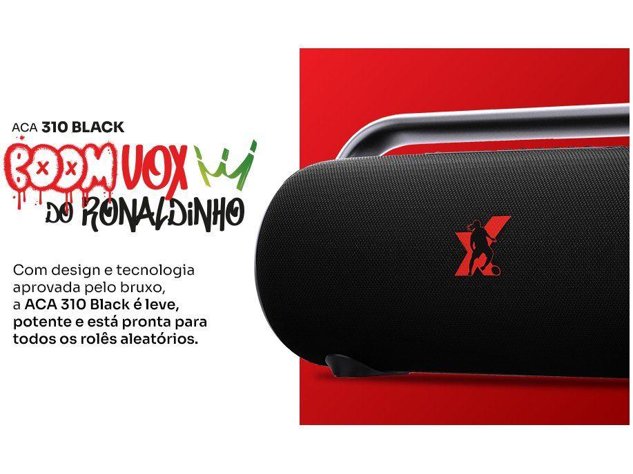 Caixa de Som Amplificada Bluetooth Amvox Boom Vox ACA 310W RMS USB - 2
