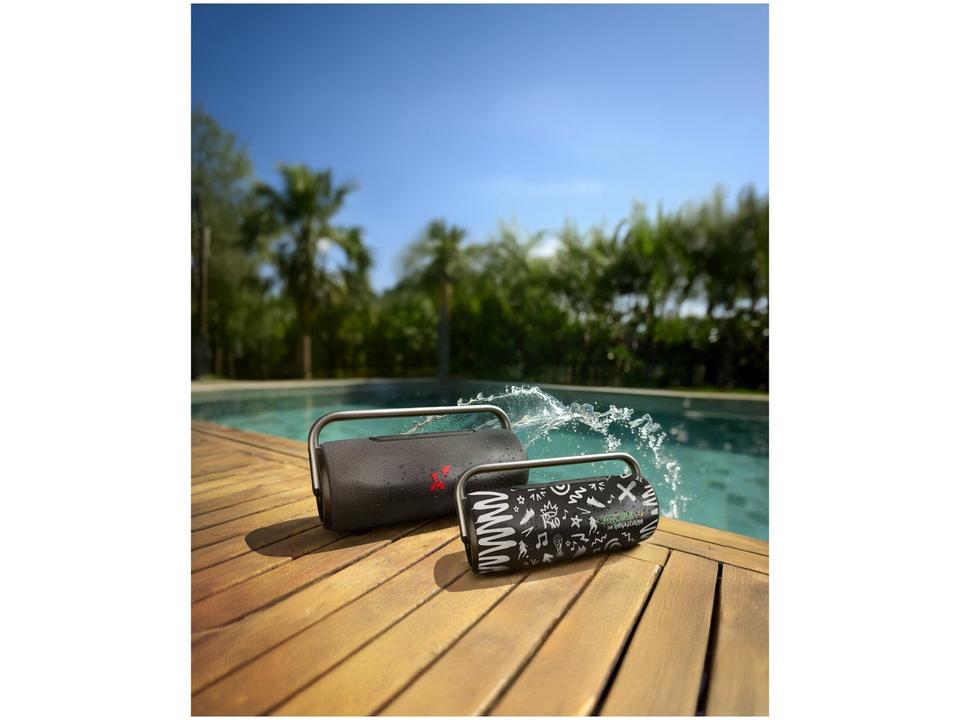 Caixa de Som Amplificada Bluetooth Amvox Boom Vox ACA 610W RMS USB - 8