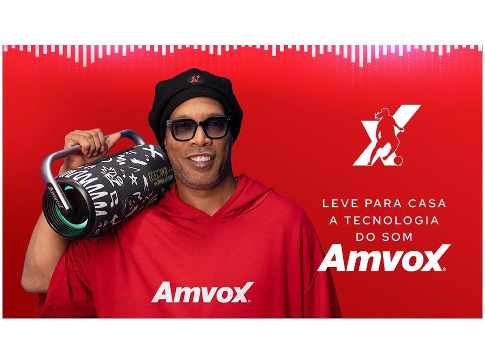 Caixa de Som Amplificada Bluetooth Amvox Boom Vox ACA 610W RMS USB - 1