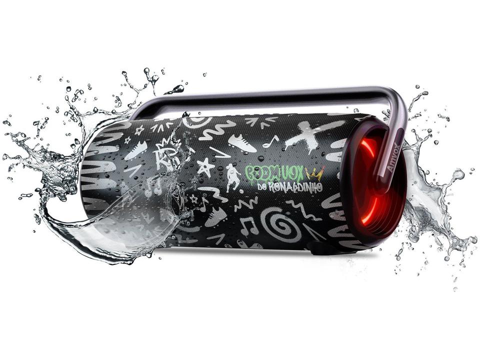 Caixa de Som Amplificada Bluetooth Amvox Boom Vox ACA 610W RMS USB - 10