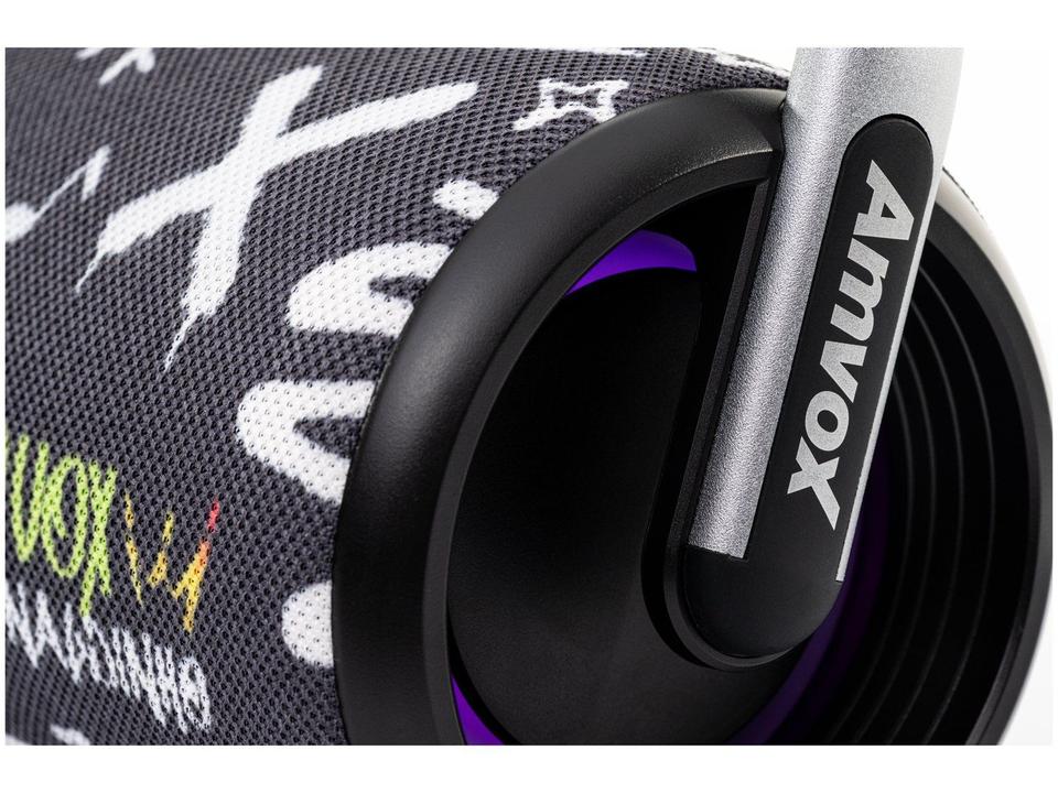 Caixa de Som Amplificada Bluetooth Amvox Boom Vox ACA 610W RMS USB - 22