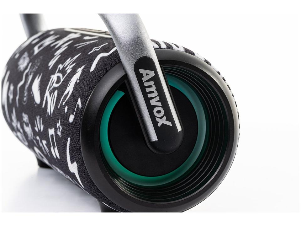 Caixa de Som Amplificada Bluetooth Amvox Boom Vox ACA 610W RMS USB - 26