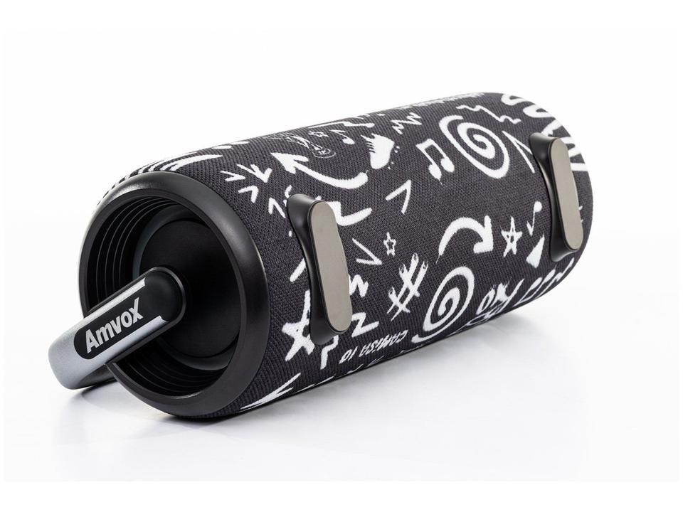 Caixa de Som Amplificada Bluetooth Amvox Boom Vox ACA 610W RMS USB - 20