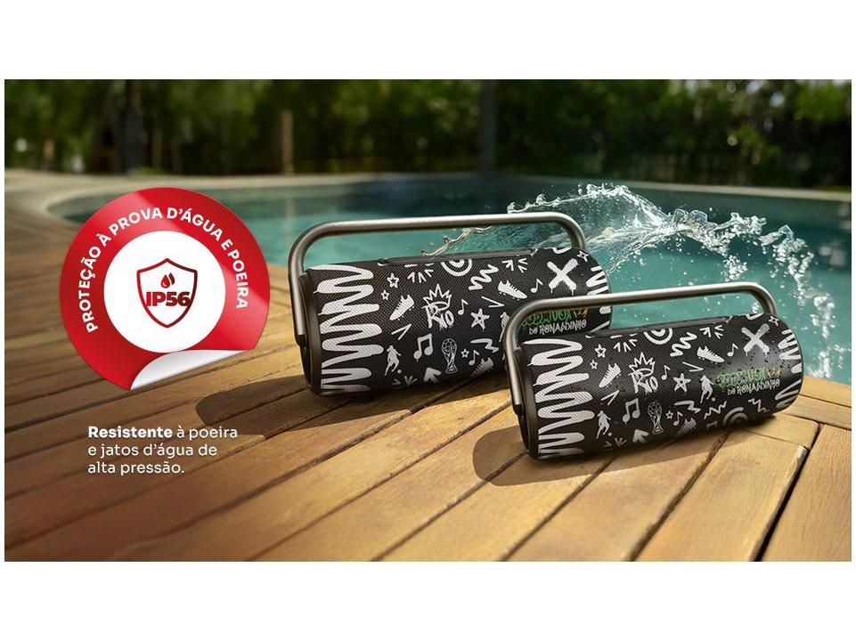 Caixa de Som Amplificada Bluetooth Amvox Boom Vox ACA 610W RMS USB - 7