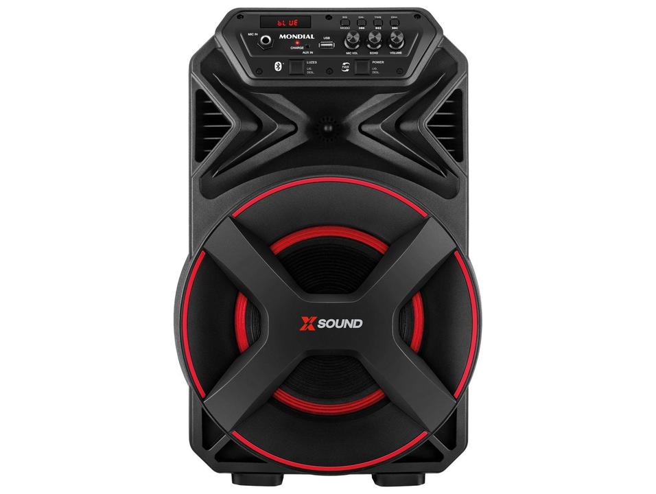 Caixa de Som Amplificada Bluetooth Mondial XSound CM-300-N 300W RMS USB - 10