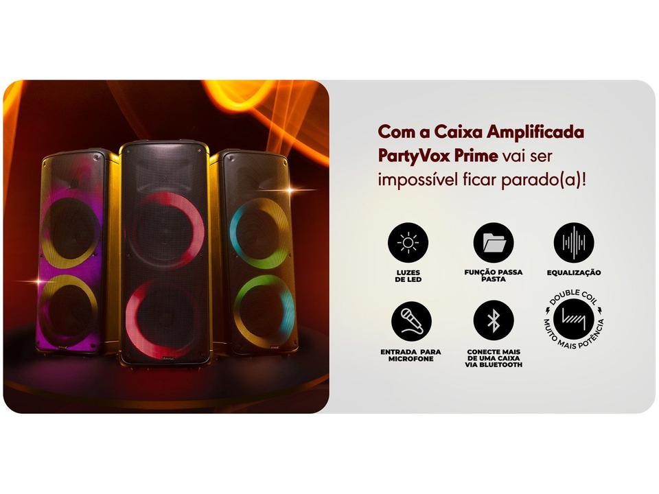 Caixa de Som Amvox ACA 2000 Party Vox Prime Bluetooth - 8