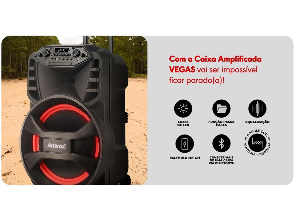 Caixa de Som Amvox Power X ACA 880 - 14