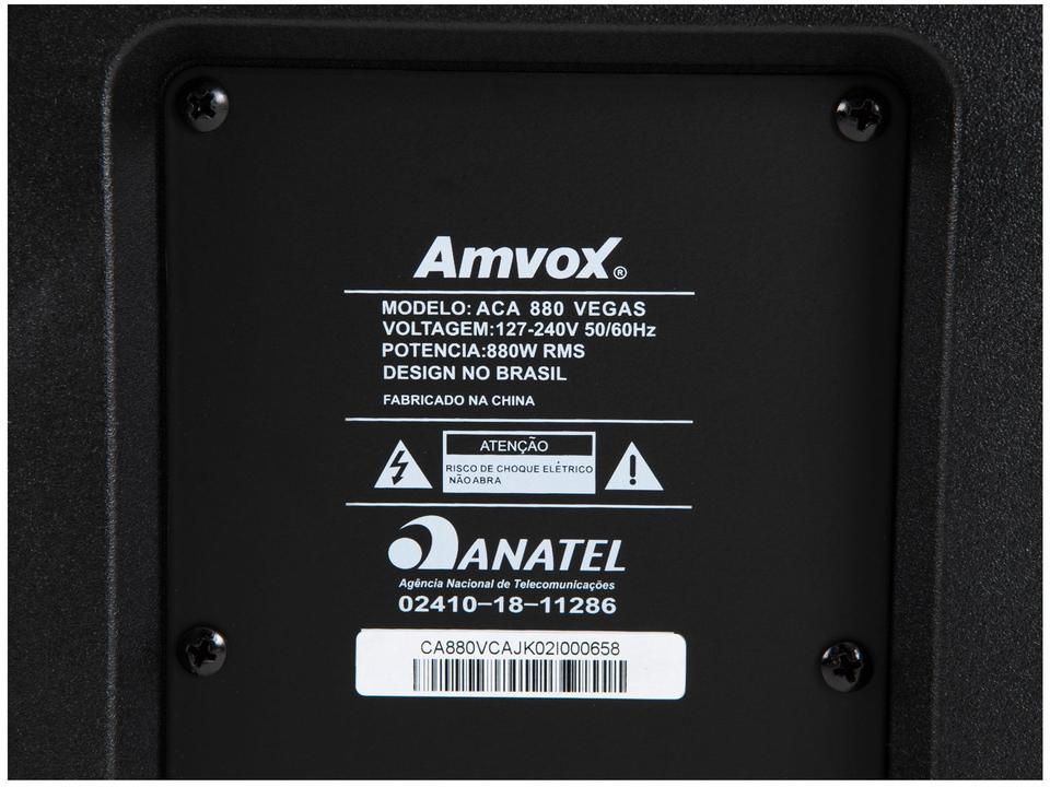 Caixa de Som Amvox Power X ACA 880 - 11