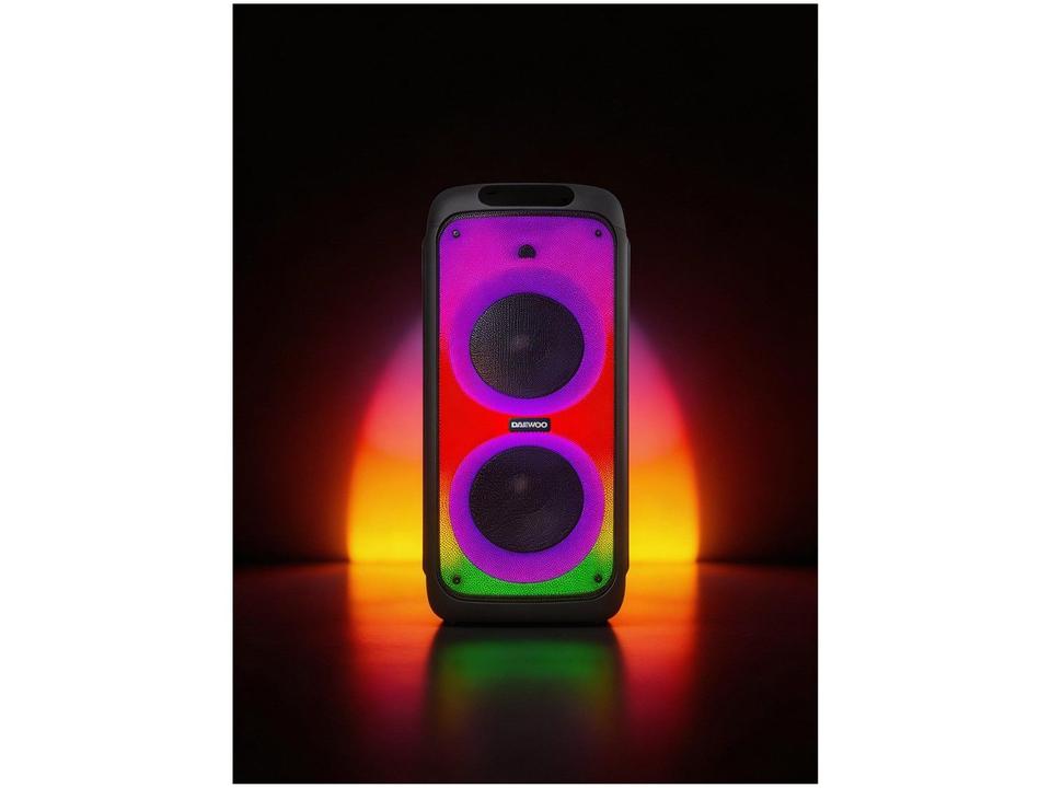 Caixa de Som Daewoo Bright DW 2000 Bluetooth Amplificada Portátil 1200W USB - 19