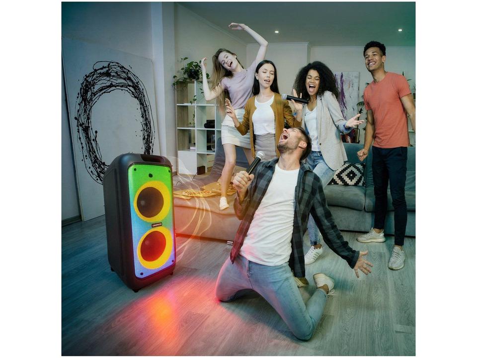 Caixa de Som Daewoo Bright DW 2000 Bluetooth Amplificada Portátil 1200W USB - 7